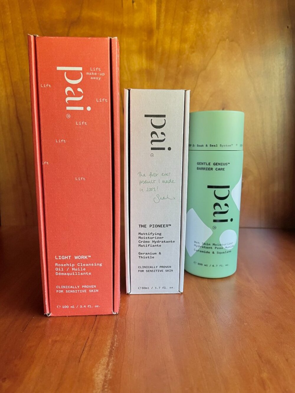 Pai Light Work Rosehip Cleansing Oil, The Pioneer Moisturizer & Wet Skin Lotion